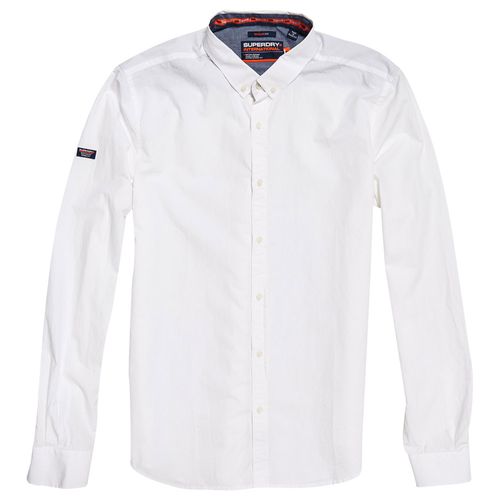 Superdry Classic University L//S Shirt Camisa para Hombre
