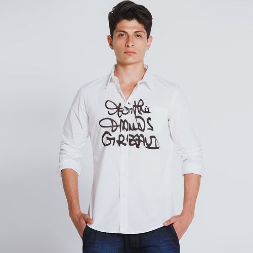 Camisa-Manga-Larga-Para-Hombre-Marithe-Francois-Girbaud