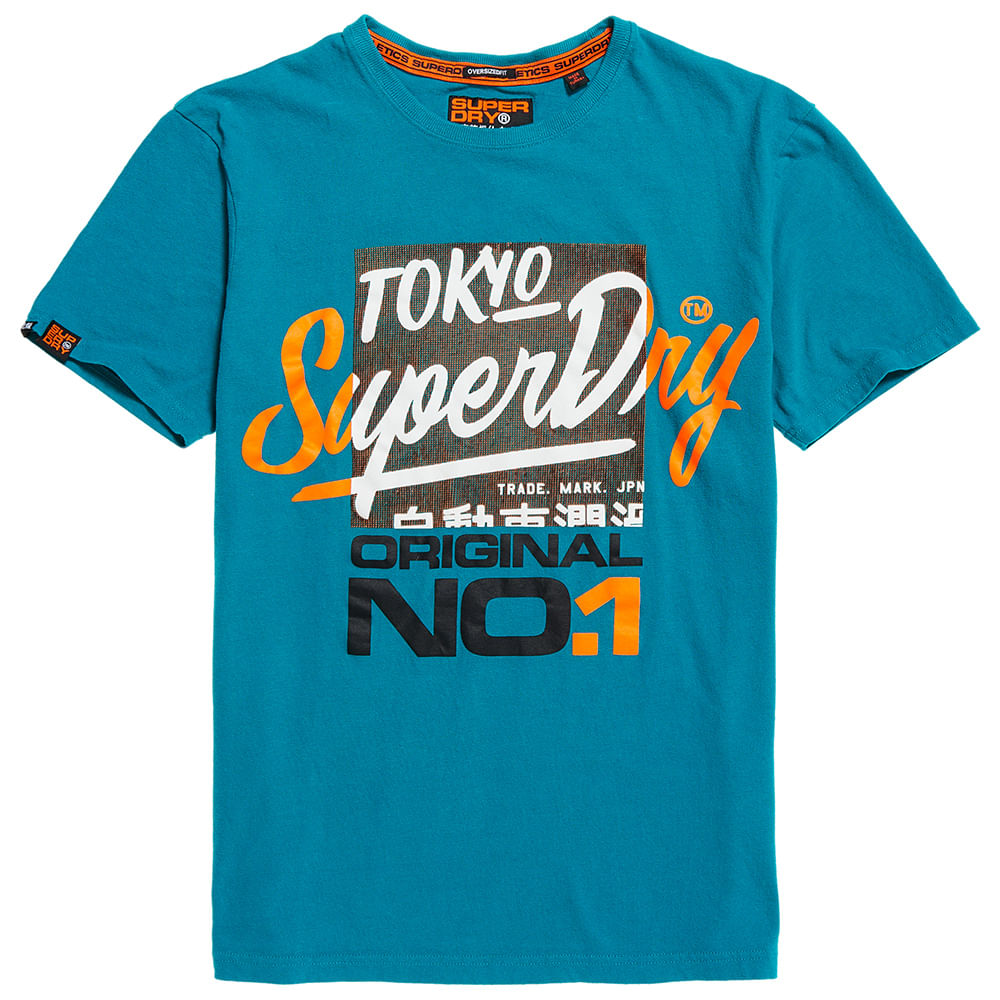 camiseta superdry hombre